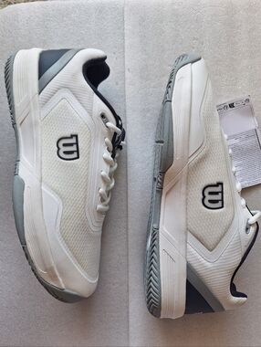 Wilson Courtglide Men's Tennis Shoes - White/Navy - Size 13 - NEW